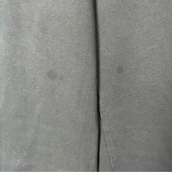 Nike Black Premium Tonal Cropped Wide Leg Sweatpants M - Picture 5 of 5